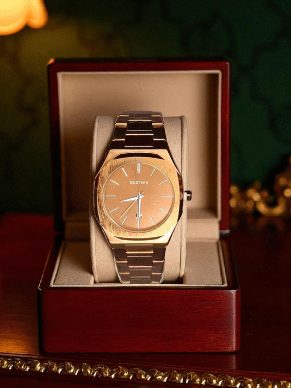 Bestwin Royale Rose – Rose Gold Quartz Watch