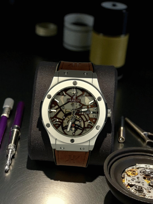 Brown Hublot Classic Fusion Aerofusion Chronograph