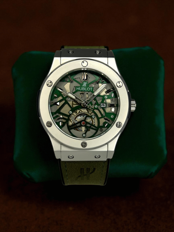 Green Hublot Classic Fusion Aerofusion Chronograph