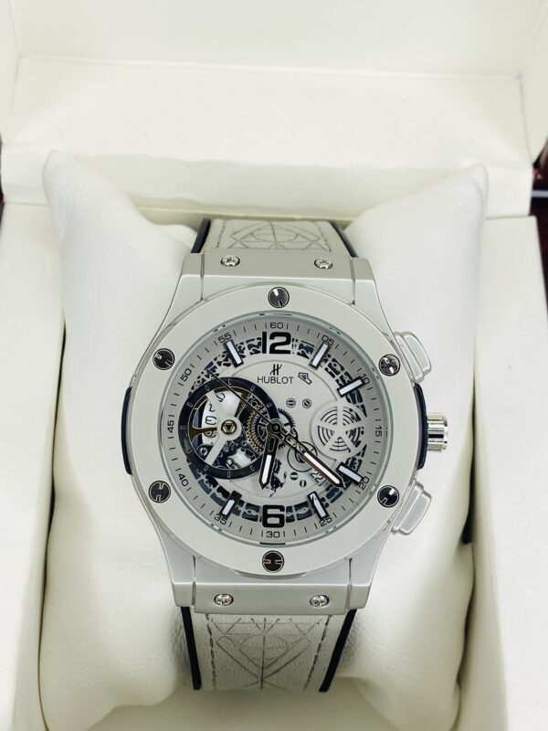 Hublot Big Bang Unico White Skeleton Dial Chronograph